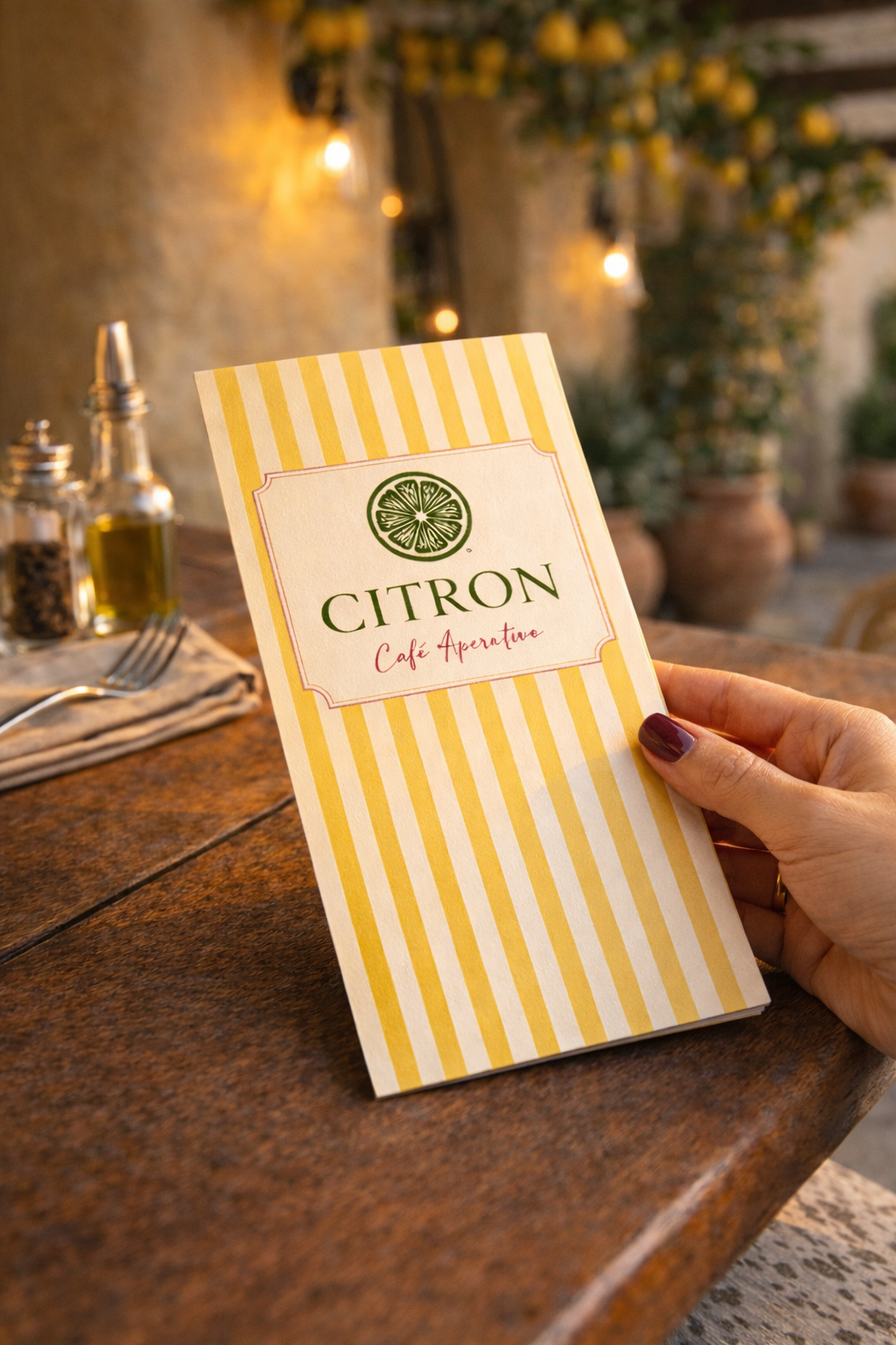 Café Citron — Brand identity