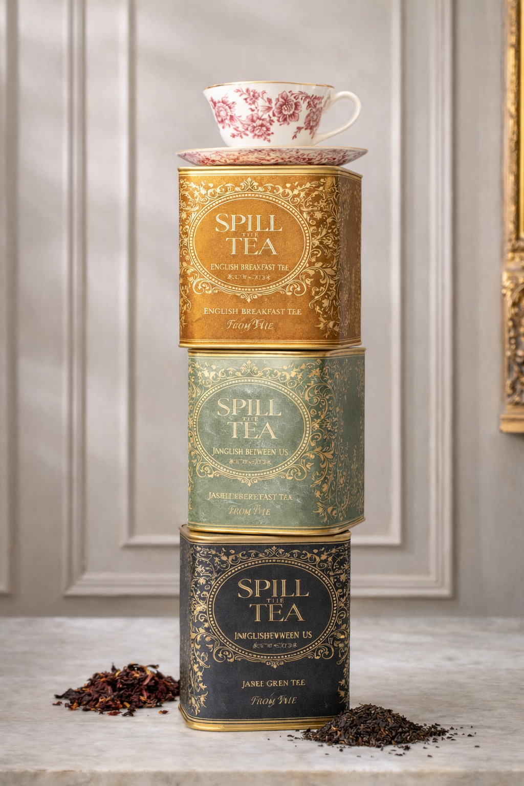 Spill the Tea — Brand identity · Packaging